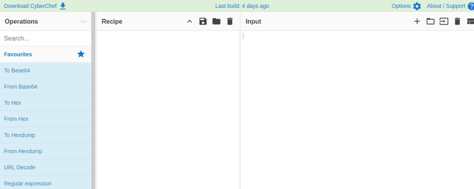 Preview of CyberChef