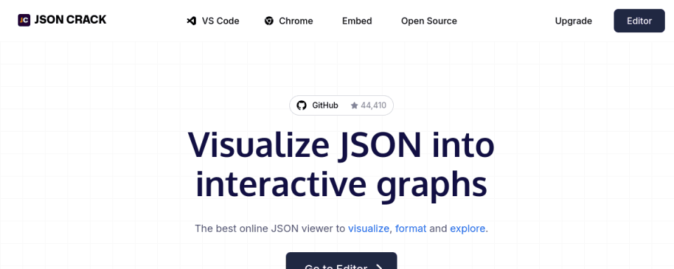 Preview of JSON Crack
