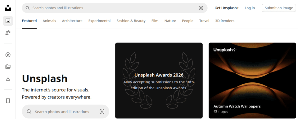 Preview of Unsplash